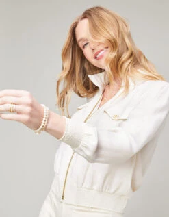 Charleigh Jacket Buttercream -Spartina Store 381282q