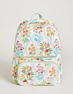 Out & About Tech Backpack Queenie Topiary White