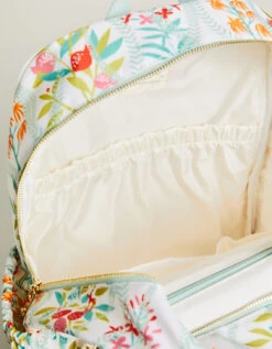 Out & About Tech Backpack Queenie Topiary White -Spartina Store 381893c