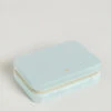 XL Jewelry Travel Case Sea Foam Velvet