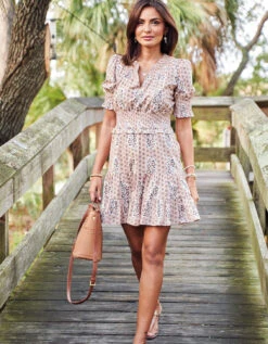 Adelaide Smocked Dress 1859 Lighthouse Petite Fleur -Spartina Store 382180r