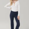 Maren Kick Flare Pant Slate Blue
