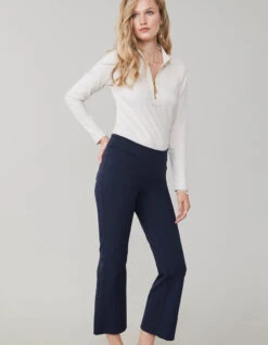 Maren Kick Flare Pant Slate Blue -Spartina Store 382845c