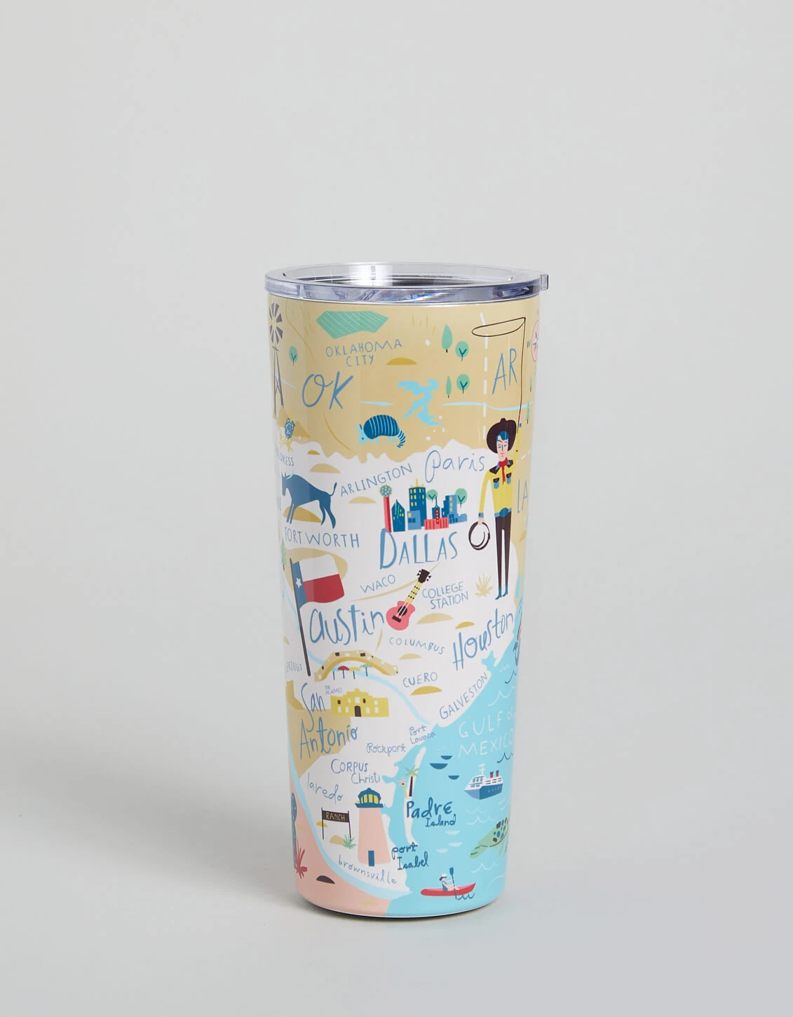 Stainless Steel Drink Tumbler 22 Oz. Texas 2 Stainless Steel Drink Tumbler 22 Oz. Texas - Image 2