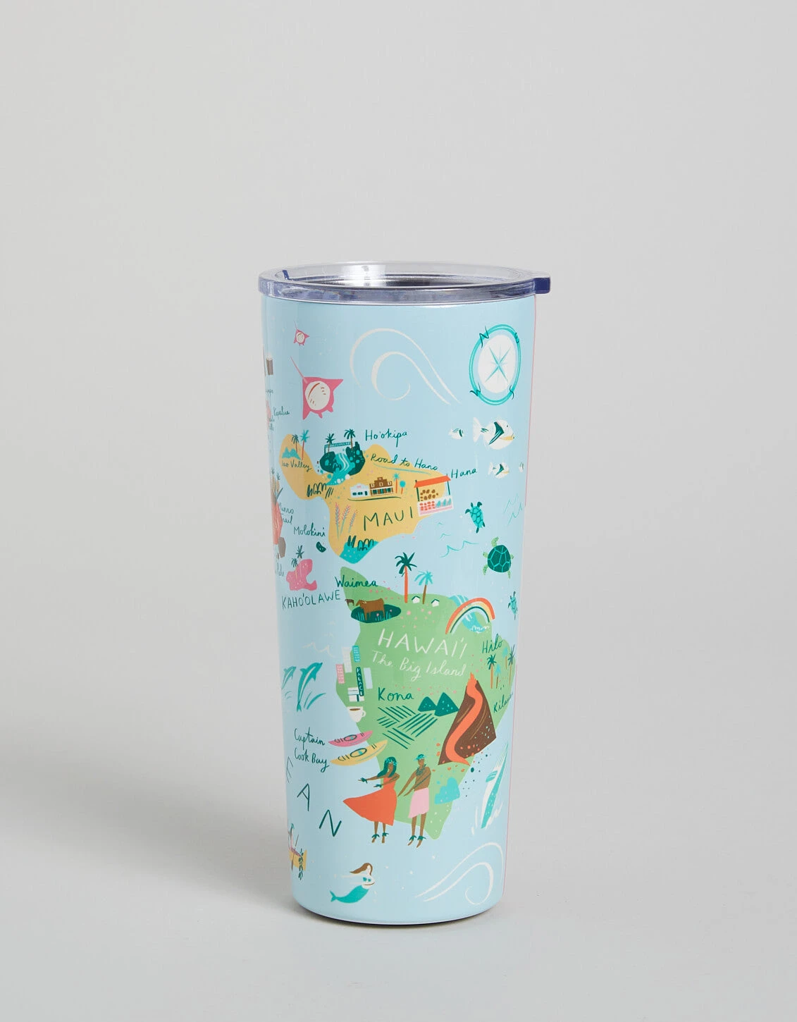 Stainless Steel Drink Tumbler 22 Oz. Hawaiian Islands 2 Stainless Steel Drink Tumbler 22 Oz. Hawaiian Islands - Image 2