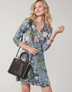 Alisa Wrap Dress Maritime Forest Wildflowers Mist 9 Alisa Wrap Dress Maritime Forest Wildflowers Mist -Spartina Store 384153d
