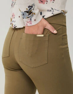 Maren Pull-On Pant Olive -Spartina Store 384757c