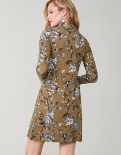 Nora Half-Zip Dress Maritime Forest Rose Vine 8 Nora Half-Zip Dress Maritime Forest Rose Vine -Spartina Store 384931b