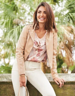 Molly Jacket Au Lait -Spartina Store 385372s