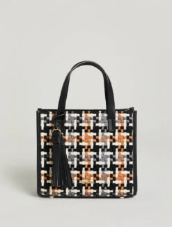 Dune Satchel Crossbody Harbor River Plaid