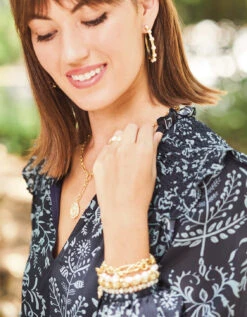 Orla Round Necklace 18" 7 Orla Round Necklace 18" -Spartina Store 386140r