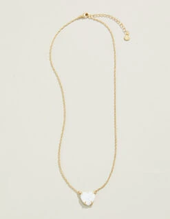 Opaline Heart Necklace 17" -Spartina Store 386195b