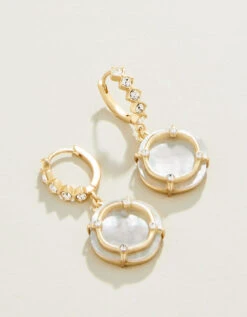 Orla Round Drop Earrings