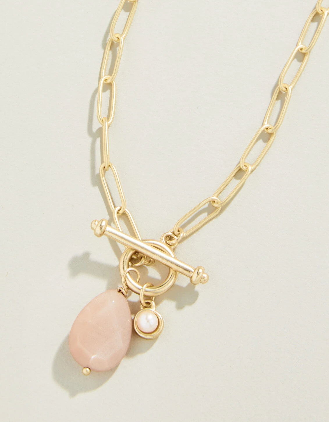 Suzy Toggle Necklace 18" Blush 1 Suzy Toggle Necklace 18" Blush