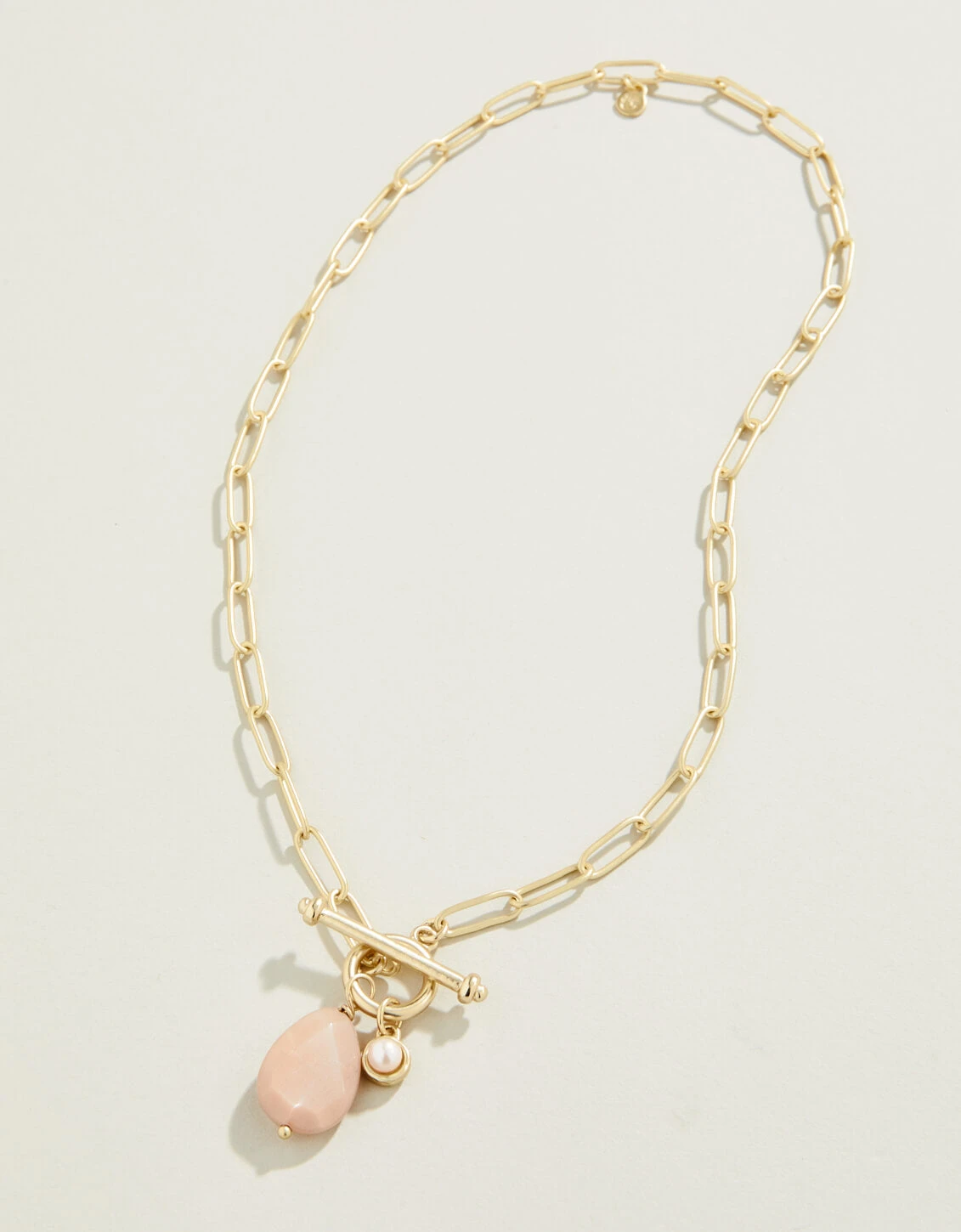 Suzy Toggle Necklace 18" Blush 4 Suzy Toggle Necklace 18" Blush - Image 4