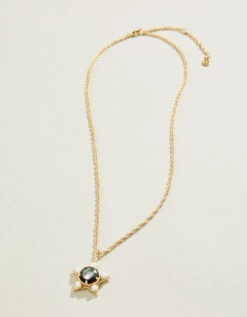 Star Necklace 18" Grey Mother-of-Pearl 7 Star Necklace 18" Grey Mother-of-Pearl -Spartina Store 386379b