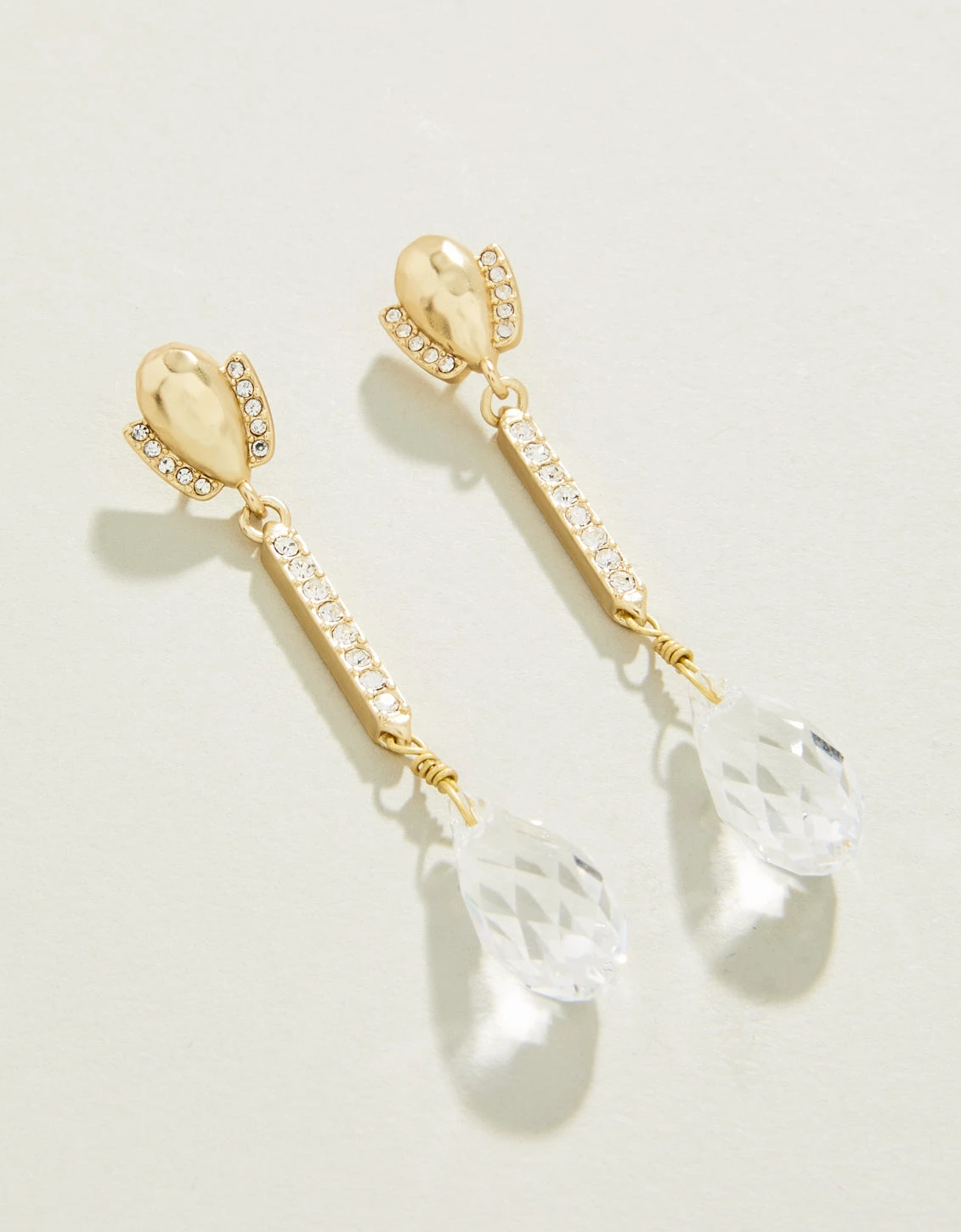 Swanky Dangle Earrings Crystal 1 Swanky Dangle Earrings Crystal