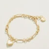 Full Heart Bracelet Mother-of-Pearl