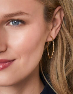 Bobbi Hoop Earrings Gold 7 Bobbi Hoop Earrings Gold -Spartina Store 386935