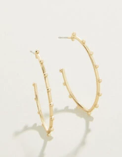 Bobbi Hoop Earrings Gold 6 Bobbi Hoop Earrings Gold -Spartina Store 386935B