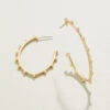 Bobbi Hoop Earrings Gold