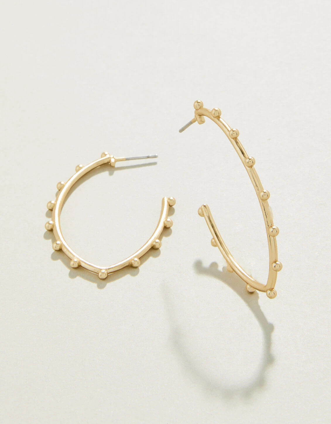 Bobbi Hoop Earrings Gold 1 Bobbi Hoop Earrings Gold