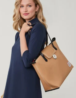 Armada Zip Tote Camel -Spartina Store 387604d