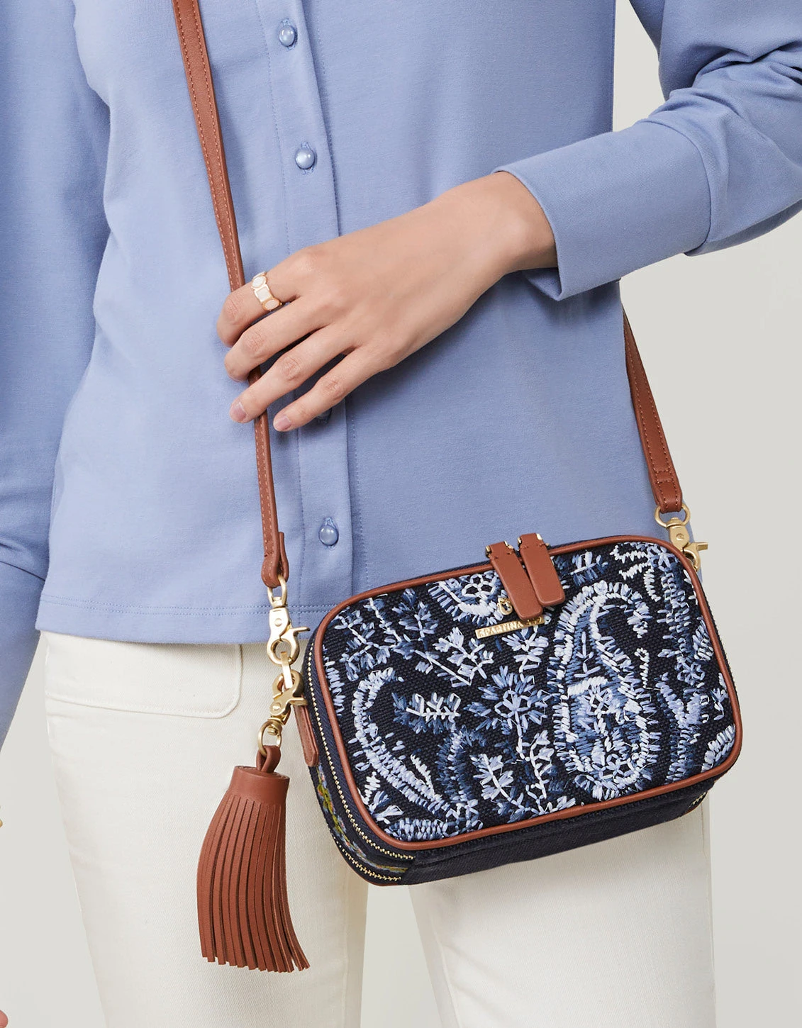 Meryl Phone Crossbody Marsh Boardwalk Paisley 2 Meryl Phone Crossbody Marsh Boardwalk Paisley - Image 2