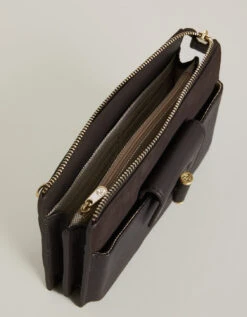 Siren Lindsey Phone Crossbody Deep Umber -Spartina Store 387840c