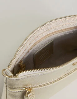 Siren Mya Convertible Crossbody Wristlet Matte Gold -Spartina Store 387918c