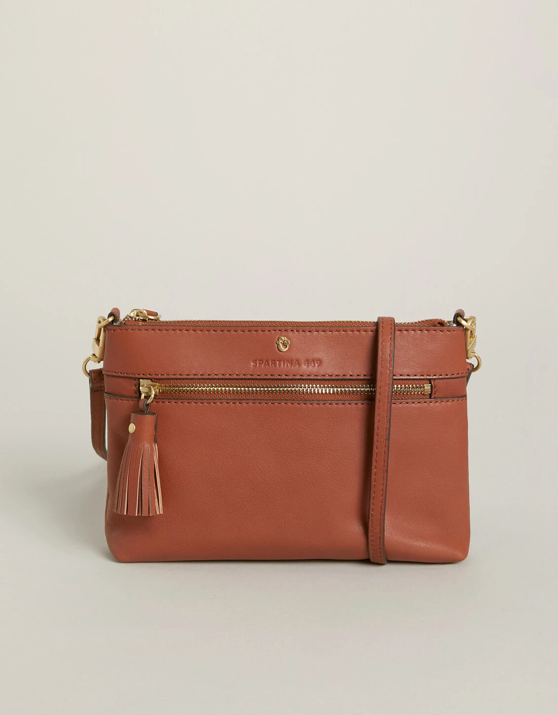 Siren Mya Convertible Crossbody Wristlet Saddle Brown 1 Siren Mya Convertible Crossbody Wristlet Saddle Brown