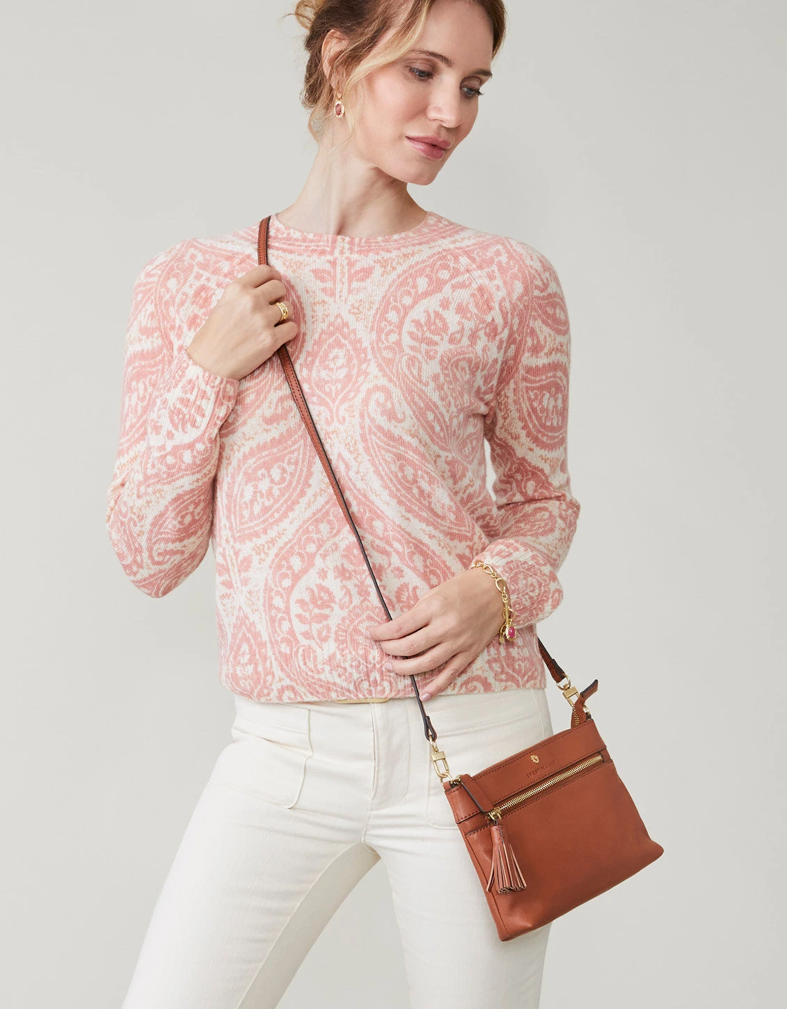 Siren Mya Convertible Crossbody Wristlet Saddle Brown 2 Siren Mya Convertible Crossbody Wristlet Saddle Brown - Image 2