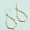 The Point Earrings Gold