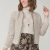 Leila Sweater Jacket Soft Taupe