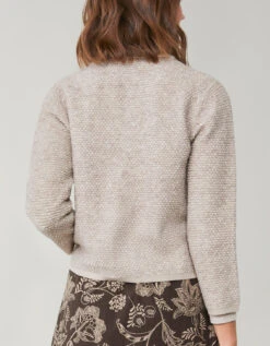 Leila Sweater Jacket Soft Taupe -Spartina Store 388540b