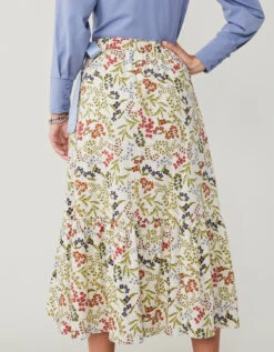 Adaleigh Skirt Marsh Boardwalk Floral Sprigs -Spartina Store 388786d