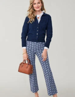 Maren Kick Flare Pant Marsh Boardwalk Ikat Geo -Spartina Store 389028