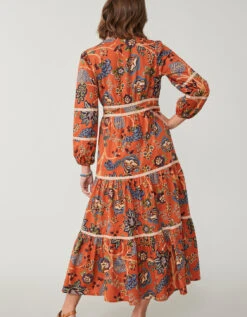 Nicolette Midi Dress Marsh Boardwalk Tree Of Life Tomato 9 Nicolette Midi Dress Marsh Boardwalk Tree Of Life Tomato -Spartina Store 389202b