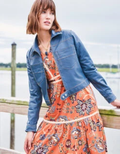 Nicolette Midi Dress Marsh Boardwalk Tree Of Life Tomato 11 Nicolette Midi Dress Marsh Boardwalk Tree Of Life Tomato -Spartina Store 389202n