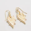 Noble Heart Earrings Crystal