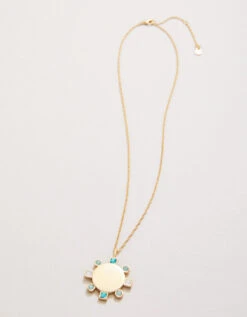 Mystic Moss Necklace 18" Sea Foam -Spartina Store 392640b