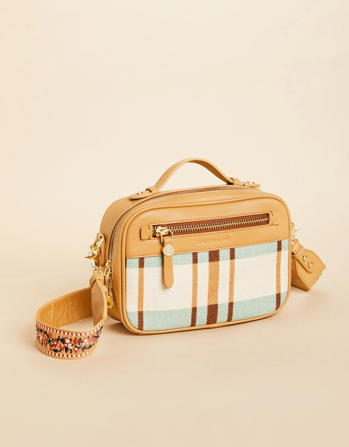 Ellie Crossbody Kalalanta Plaid Cream 1 Ellie Crossbody Kalalanta Plaid Cream