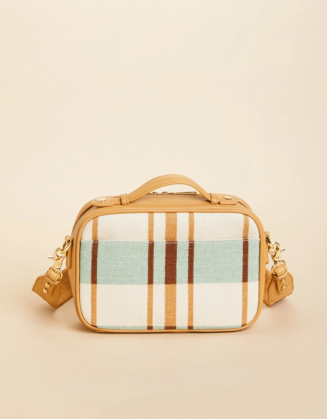Ellie Crossbody Kalalanta Plaid Cream 2 Ellie Crossbody Kalalanta Plaid Cream - Image 2