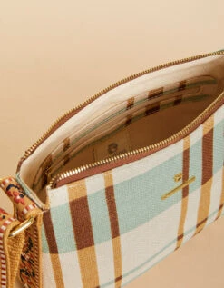 Rosie Crossbody Kalalanta Plaid Cream -Spartina Store 392787c