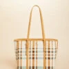 Siera Tote Kalalanta Plaid Cream