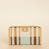 Snap Wallet Kalalanta Plaid Cream