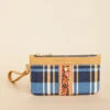 Charlie Wristlet Kalalanta Plaid Navy