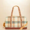 Duffle Kalalanta Plaid Cream