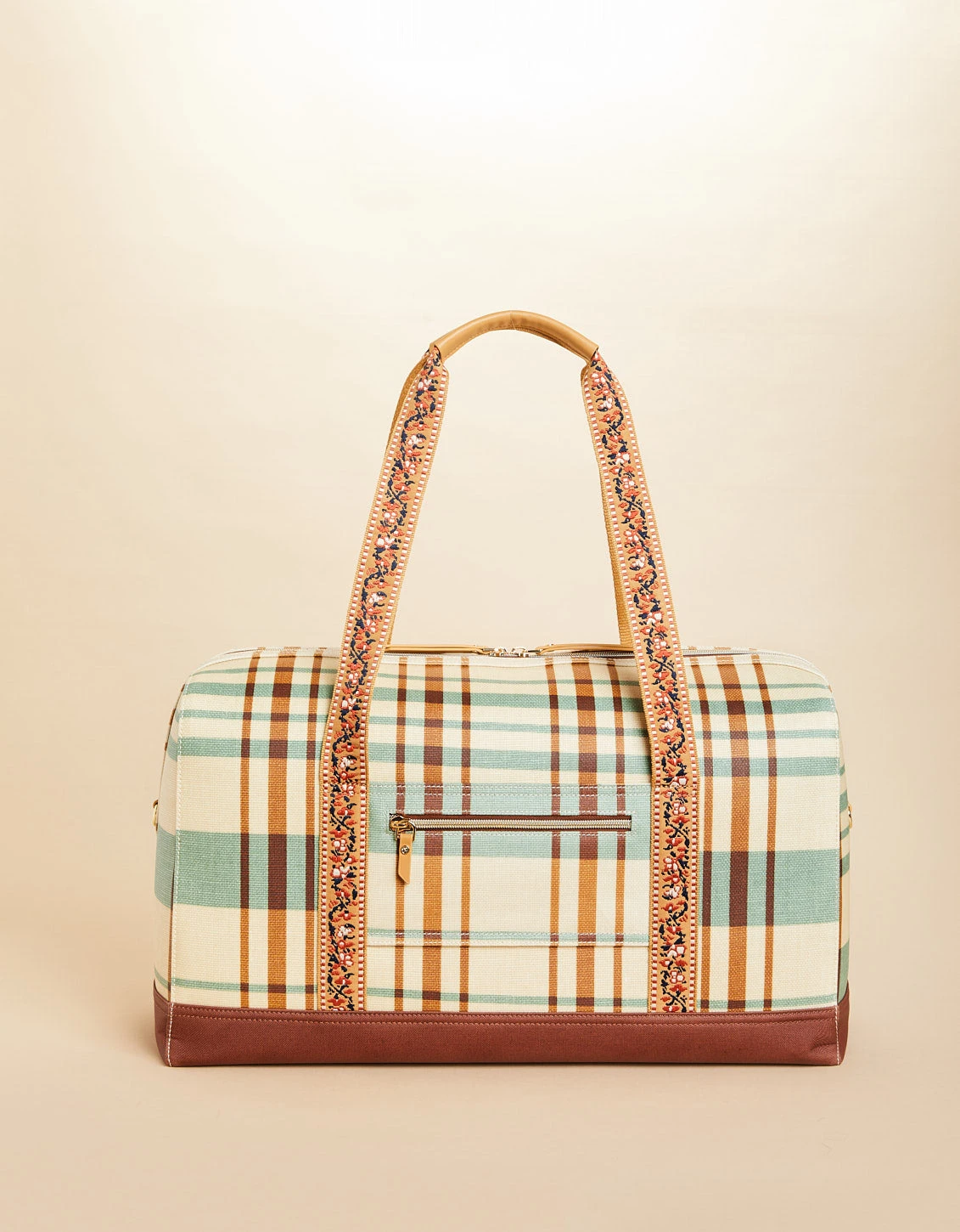 Duffle Kalalanta Plaid Cream 2 Duffle Kalalanta Plaid Cream - Image 2