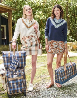 Duffle Kalalanta Plaid Navy -Spartina Store 392923o